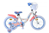 Stitch Stitch Kinderfiets Meisjes 16 inch Crème Koraal Blauw Twee handremmen - afbeelding 1