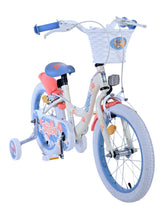 Stitch Stitch Kinderfiets Meisjes 16 inch Crème Koraal Blauw Twee handremmen - afbeelding 5