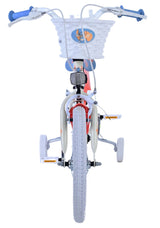 Stitch Stitch Kinderfiets Meisjes 16 inch Crème Koraal Blauw Twee handremmen - afbeelding 6