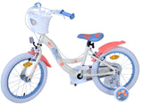 Stitch Stitch Kinderfiets Meisjes 16 inch Crème Koraal Blauw Twee handremmen - afbeelding 8