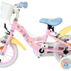 Stich disney stitch kinderfiets - meisjes - 12 inch - twee handremmen - roze