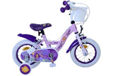 Wunsch disney wish kinderfiets - meisjes - 12 inch - paars - twee handremmen - afbeelding 1