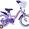Wish disney kinderfiets - meisjes - 14 inch - paars - twee handremmen
