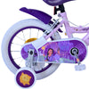 Wish disney kinderfiets - meisjes - 14 inch - paars - twee handremmen