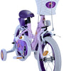 Wish disney kinderfiets - meisjes - 14 inch - paars - twee handremmen