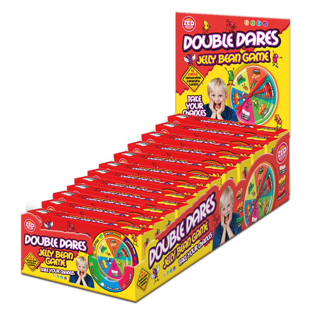 Zed candy double dare jelly bean spin box (12x 100 gram)