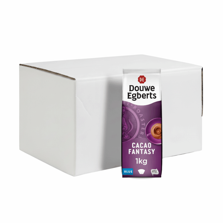 Douwe egberts cacao fantasy blue utz (10x 1kg)