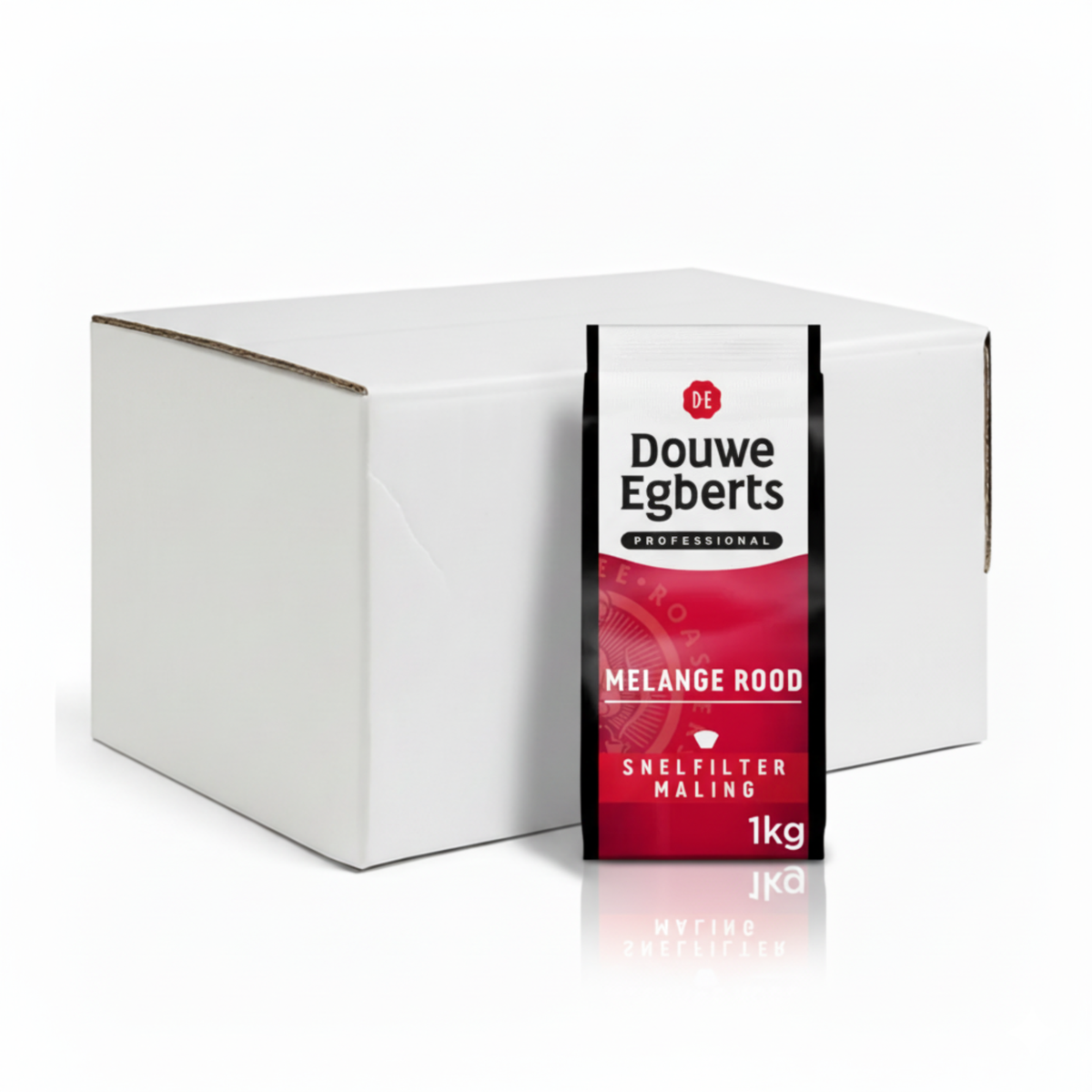 Douwe egberts melange rood snelfilter (6x 1kg)