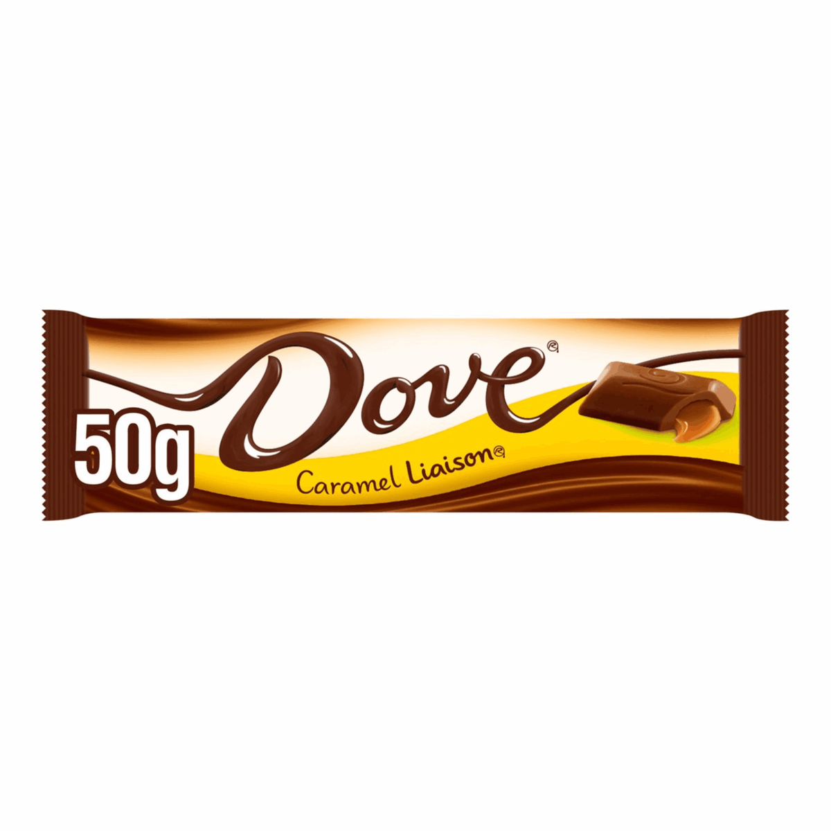 Dove liaison caramel chocoladereep (24x 50gr)