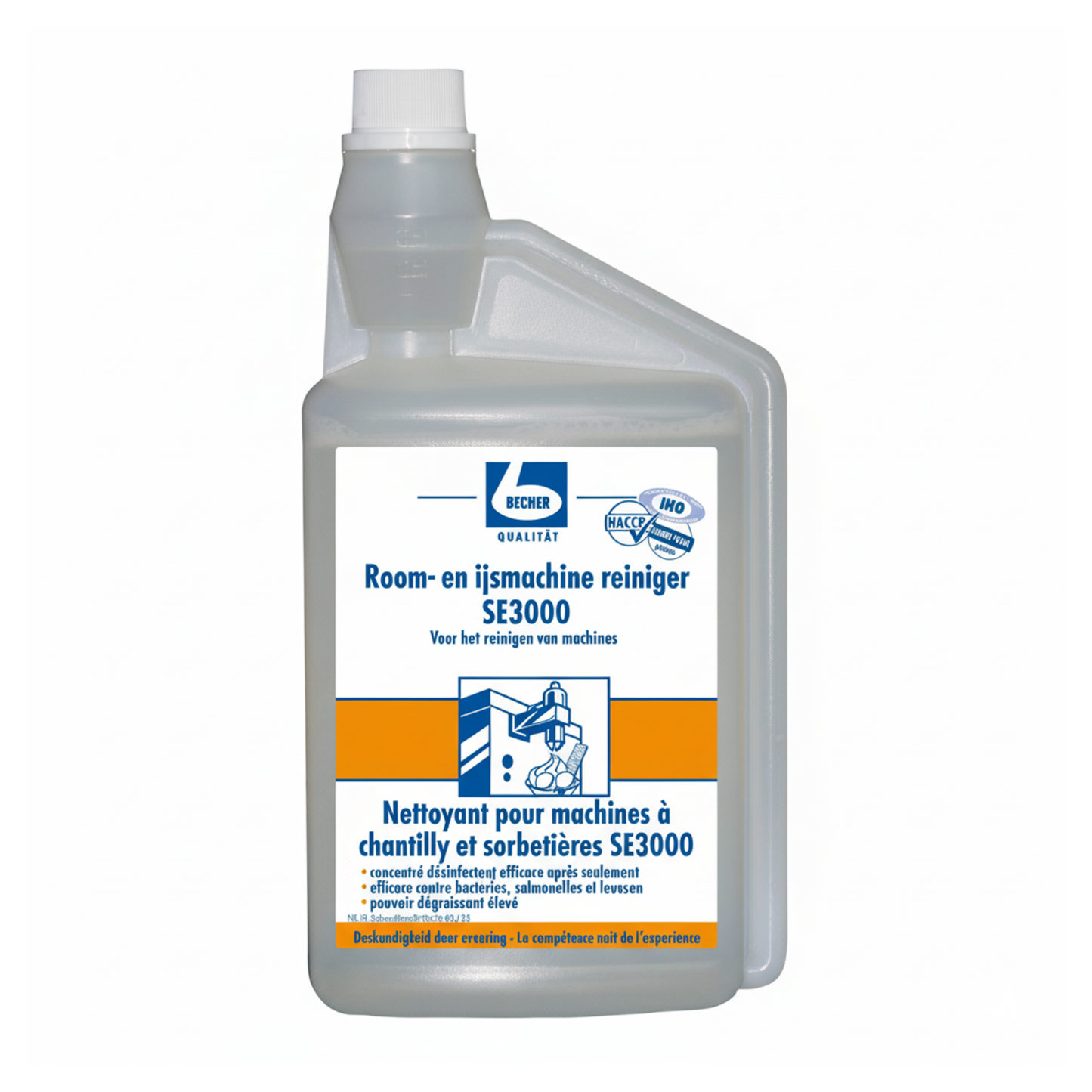 Dr. becher slagroom- en ijsmachine reiniger (1 liter)