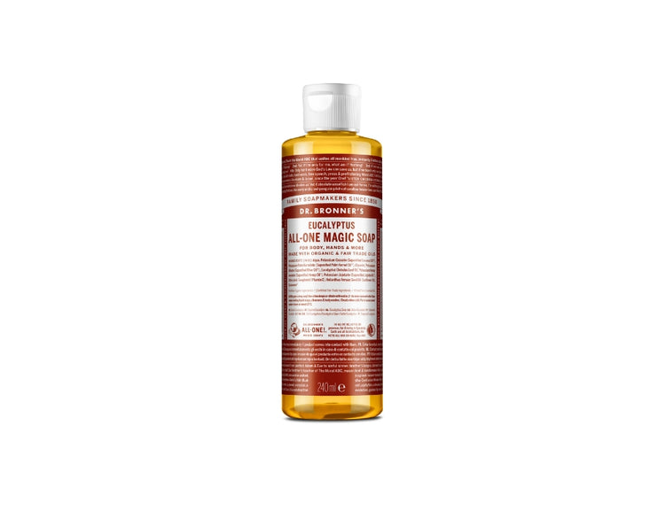 Dr. bronner's vloeibare zeep - pure castile - eucalyptus - 240 ml