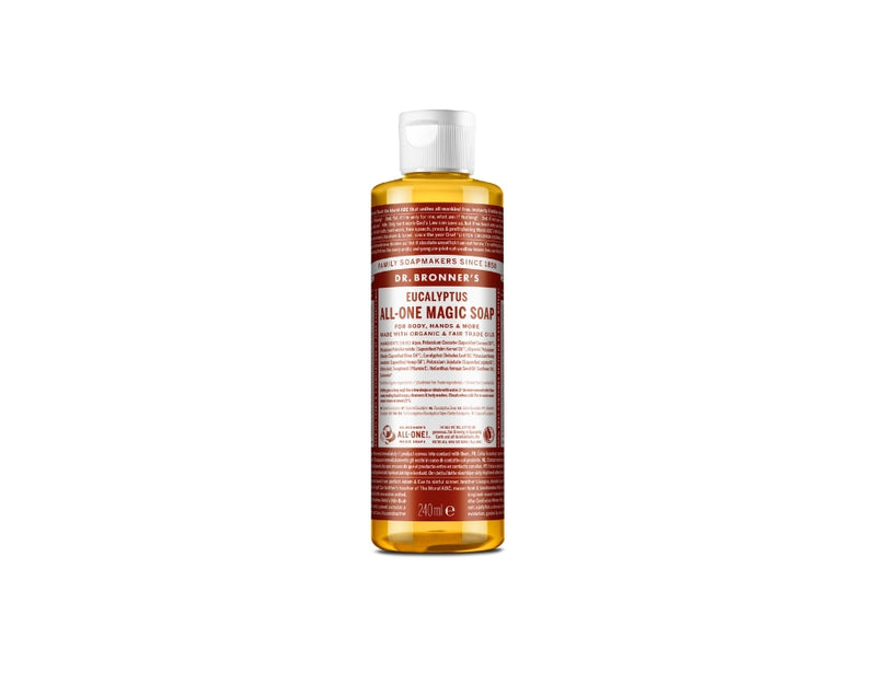 Dr. bronner's vloeibare zeep - pure castile - eucalyptus - 240 ml