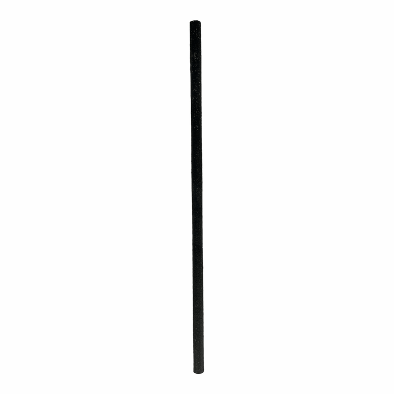 Drinkrietje zwart cellulose 20 cm (100 stuks)