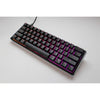 Ducky one 3 classic mini, toetsenbord (zwart wit, us lay-out, cherry mx silent red, rgb led, double-shot pbt, hot-swappable, quack mechanics, 60%)
