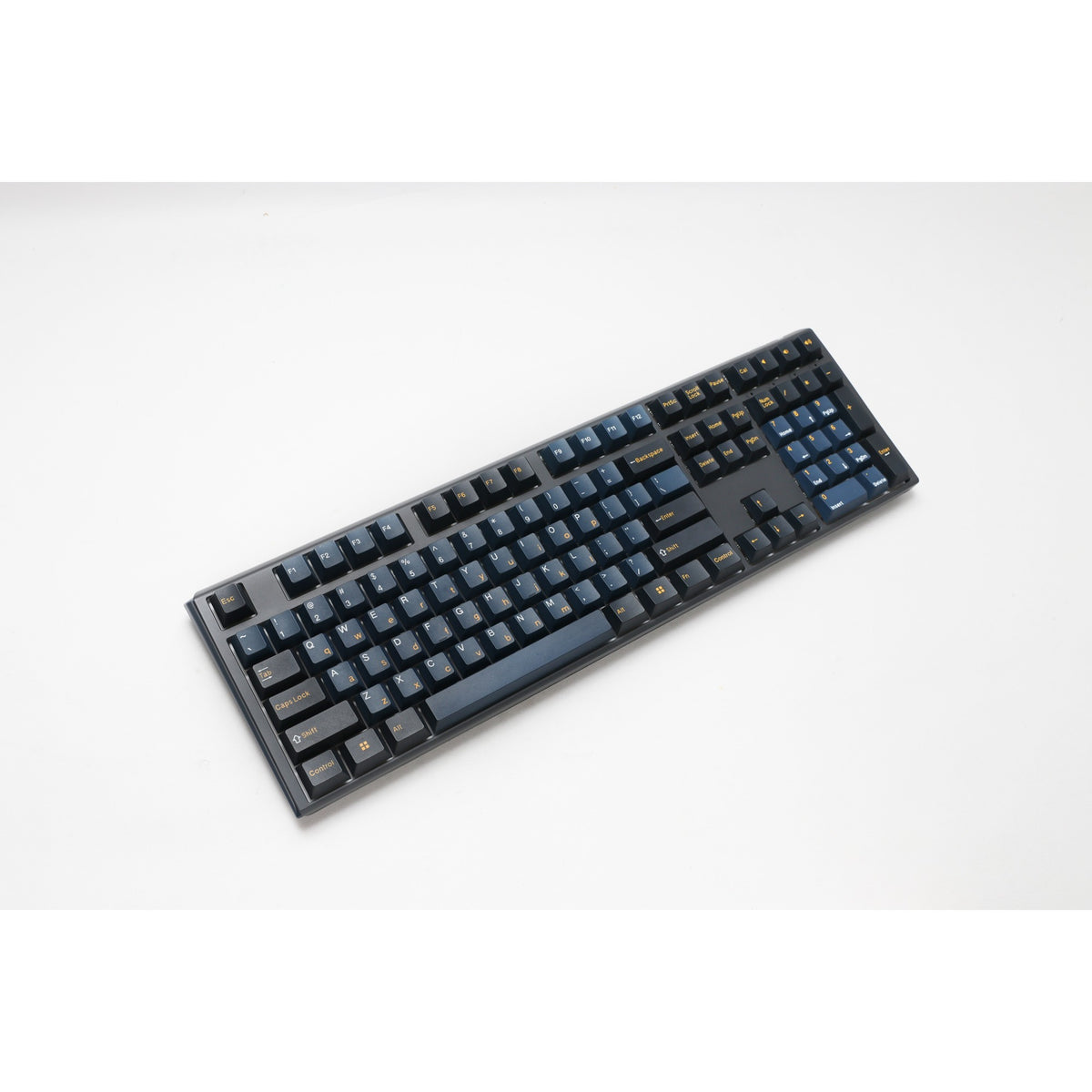Ducky one 3 pro, gaming toetsenbord (zwart, us lay-out, cherry mx2a blue, rgb led, double-shot pbt, quack mechanics, hot swap)