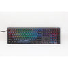 Ducky one 3 pro, gaming toetsenbord (zwart, us lay-out, cherry mx2a blue, rgb led, double-shot pbt, quack mechanics, hot swap)