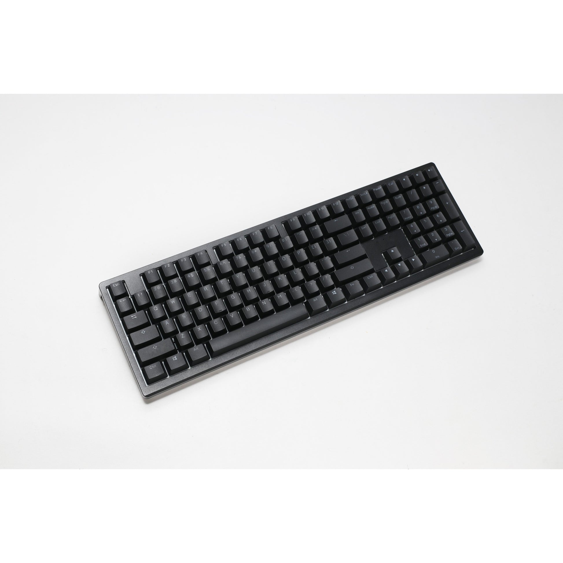 Ducky zero 6108 classic black, gaming toetsenbord (zwart wit, us lay-out, cherry mx2a red, rgb leds, double-shot pbt, hot swap, 2.4ghz | bluetooth | usb-c)