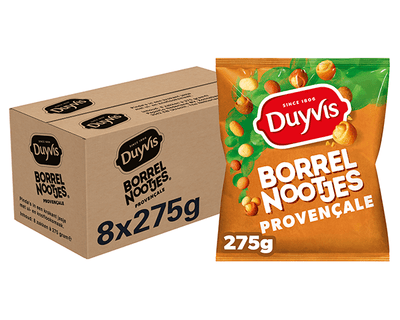 Duyvis borrelnootjes provençale (8x 275gr)