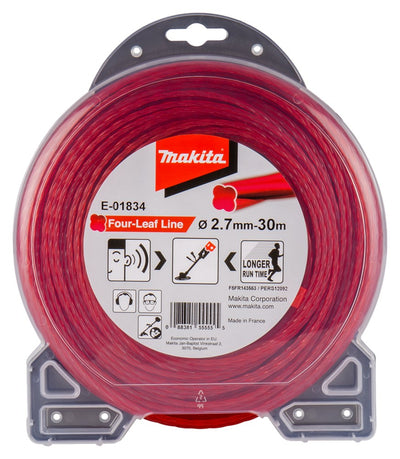 Makita accessoires maaidraad 2,7x30mtr rood - e-01834