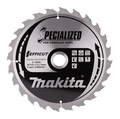 Makita accessoires cirkelzaagblad hout 270x30 ff-cut - e-12946