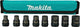 Makita accessoires makita krachtdoppenset impact black, 1 2 vk 8-delig
