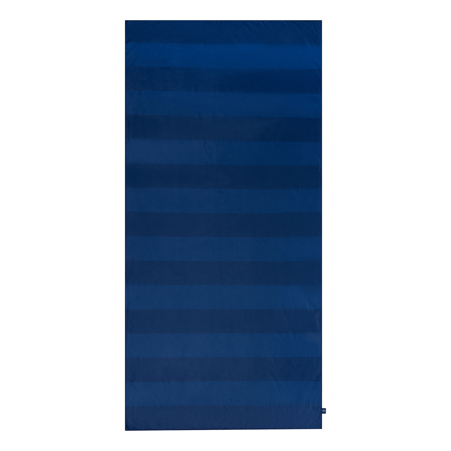 Vibrant stripes | blauwe microvezel handdoek 180 x 90 cm