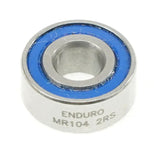 Enduro bearings mr 104 2rs - abec 3 (radial) - 4x10x4 - afbeelding 1