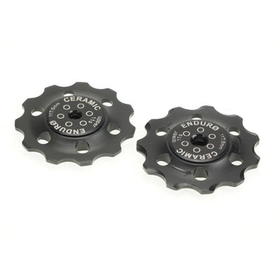 Enduro bearings derailleur pulleys - zero ceramic - sram - 11 speed - black
