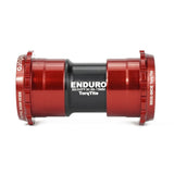 Enduro bearings torqtite bottom bracket - bb30 to 30mm - a c ss - red - afbeelding 2