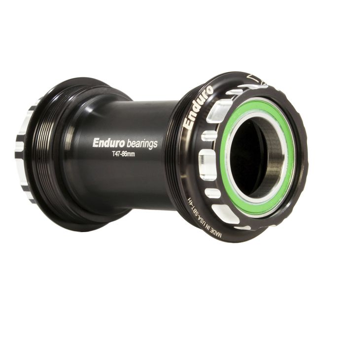 Enduro bearings t47 bottom bracket to 24mm - a c ss - black