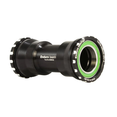 Enduro bearings torqtite bottom bracket - bb86 92 to gxp - a c ss - black