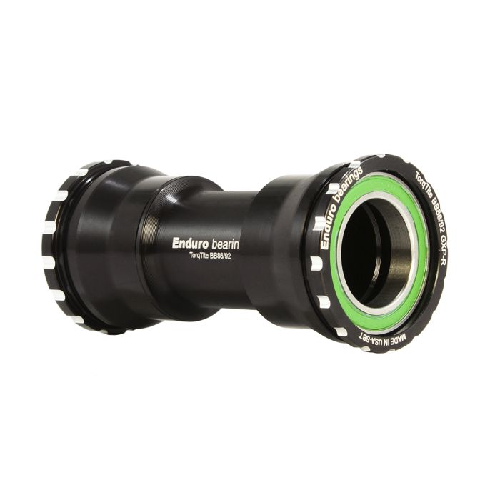 Enduro bearings torqtite bottom bracket - bb86 92 to gxp - a c ss - black