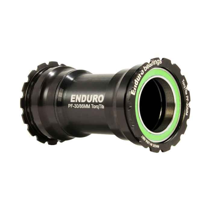 Enduro bearings torqtite bottom bracket - bb386 to dub - a c ss - black