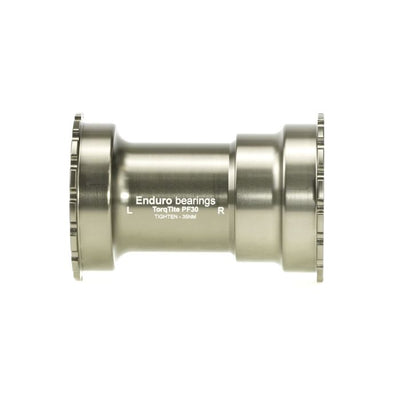 Enduro bearings torqtite bottom bracket - pf30 to 30mm (narrow) - ss - graphite