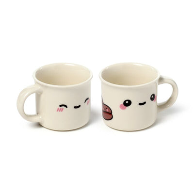 Foodiemals set 2 porselein espresso kopjes