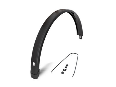 Eurofender ef spatbord achter tempo square 28 inch 72mm zwart