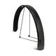 Eurofender achterspatbord tempo square 26 65mm mat zwart