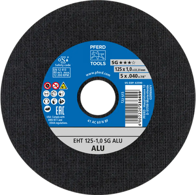 Pferd dss aluminium a60 125-1.0 | 25 stuks