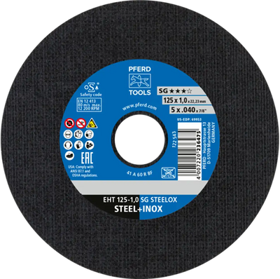 Pferd dss inox a60 125-1.0 | 25 stuks
