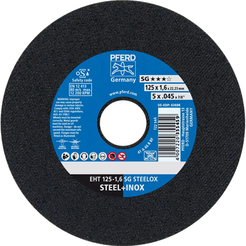 Pferd dss staal a30 125-1.6 | 25 stuks