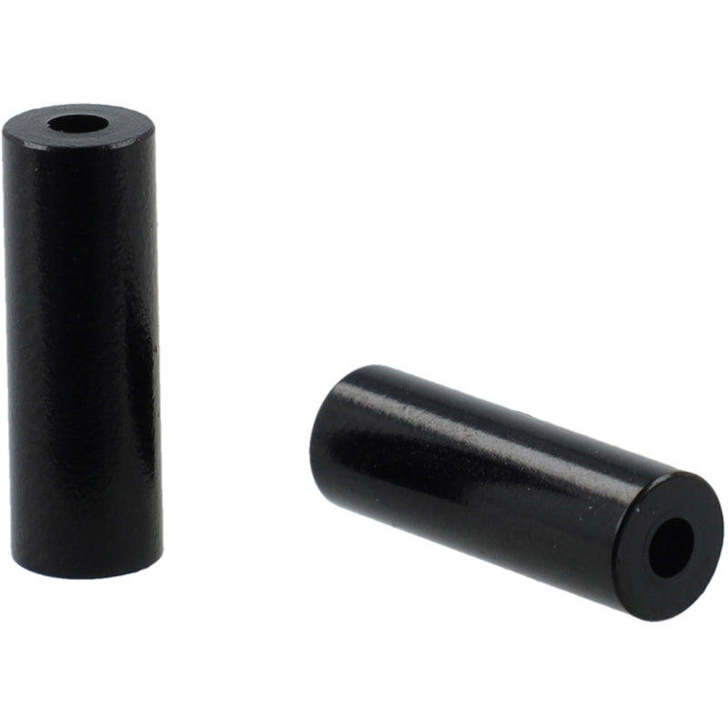 Elvedes kabelhoeden �3.65mm �4.05mm x 12mm alu zwart (50st)