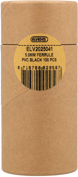 Elvedes kabelhoedjes ø5,0mm pvc - zwart - afbeelding 3