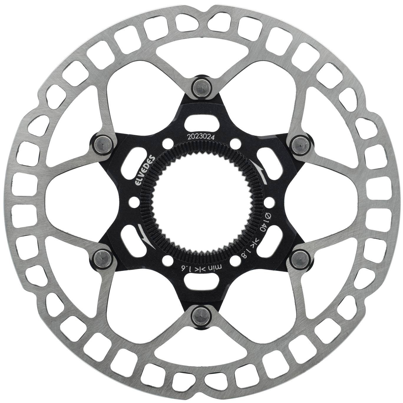 Elvedes remschijf centerlock �140mm t=1,8mm lichtgewicht