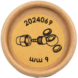 Elvedes set banjo, wartel en ringen (4st) - afbeelding 3