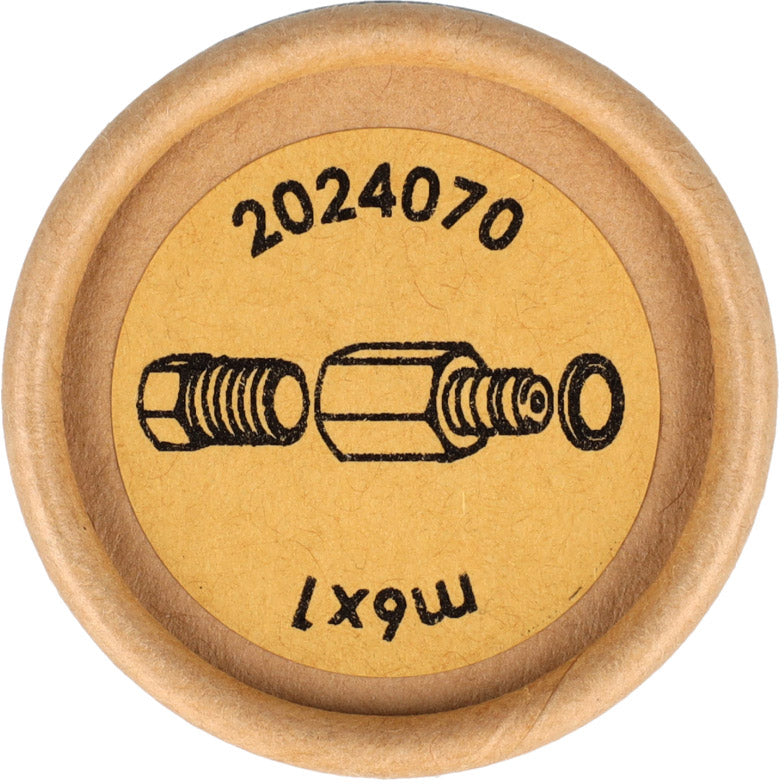 Elvedes set m6 connector, klembout en ring (4st)