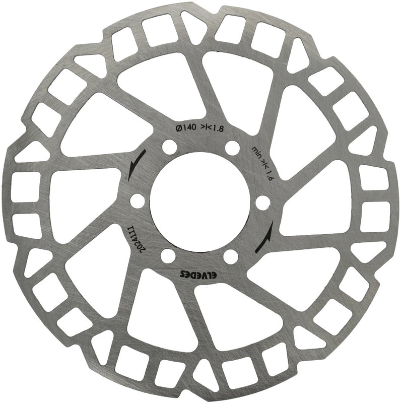 Elvedes remschijf 6-gaats �140mm d=1,8mm
