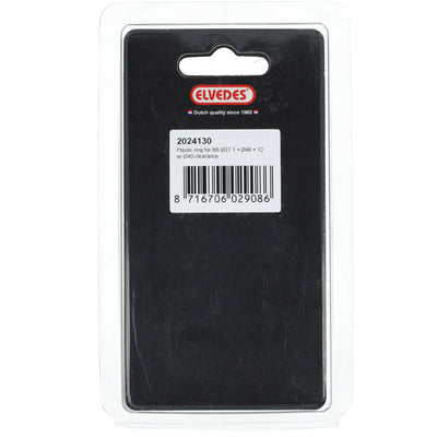 Elvedes ring bb ø37,1×ø46×12 met ø40 verzonken gat plastic