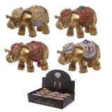 Mini glitter geluk olifant wierookhouder - afbeelding 1