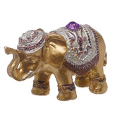 Mini glitter geluk olifant wierookhouder - afbeelding 2