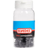 Pot Kabelhoedje Elvedes Zwart 5,0mm | Aluminium | 50 Stuks